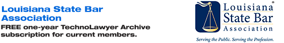 Free one-year TopLaw Archive subscription for current members.