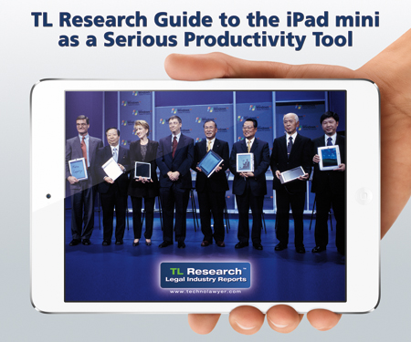 TL Research Guide to the iPad mini as a Serious Productivity Tool
